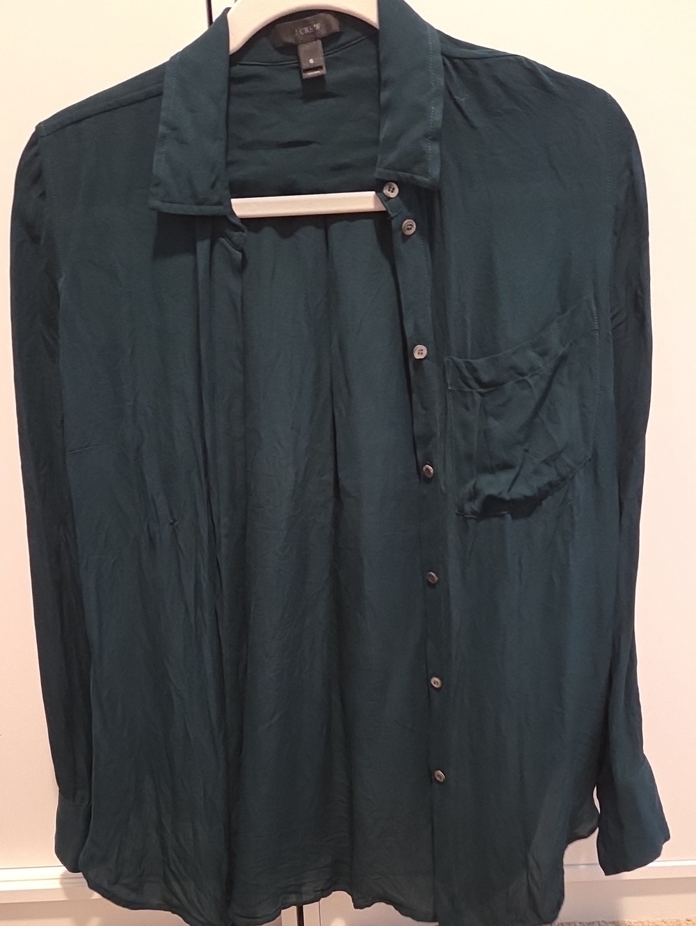 Dark Teal Button-Up Shirt